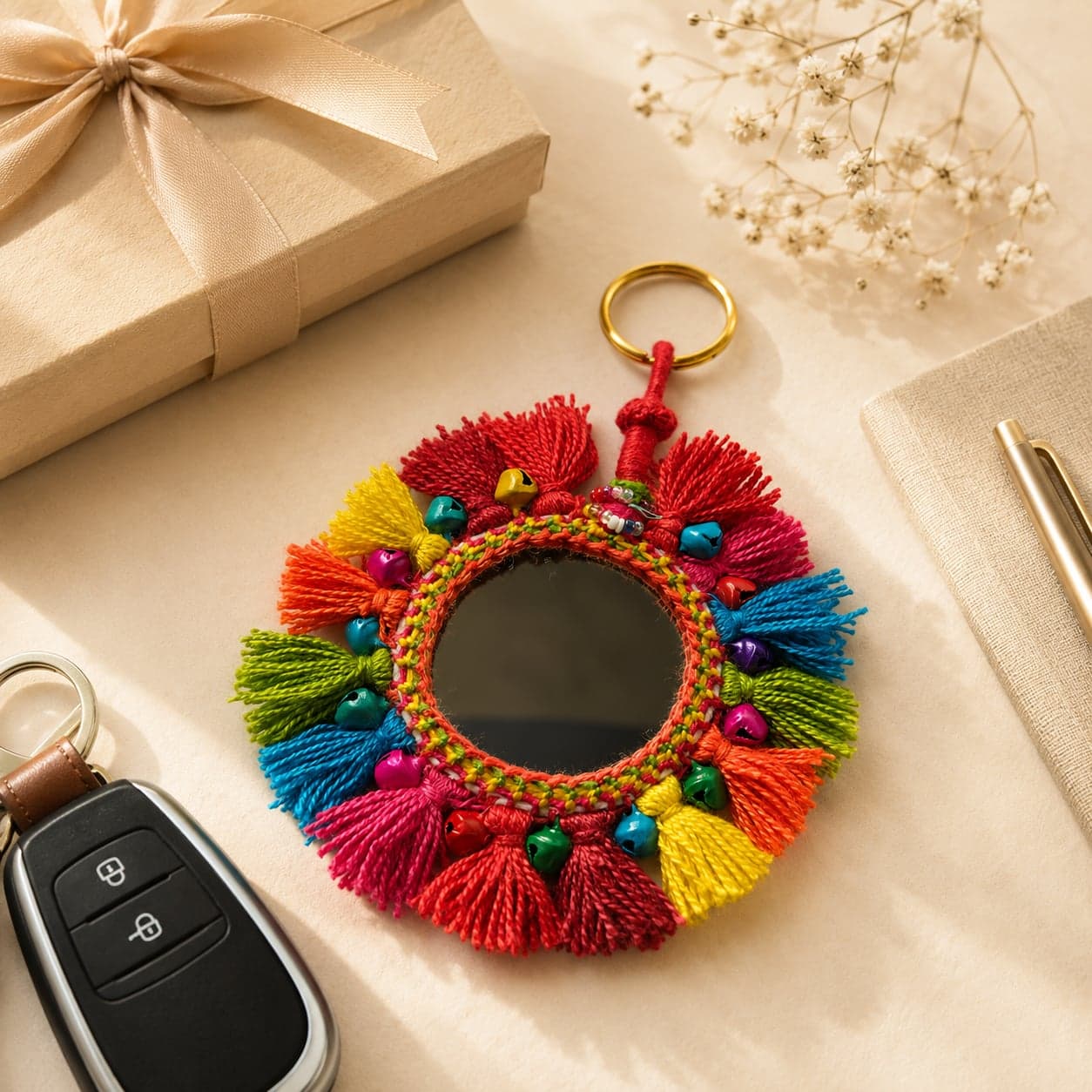 Rangotsav Aaina Patwa Bag Charm alternate view