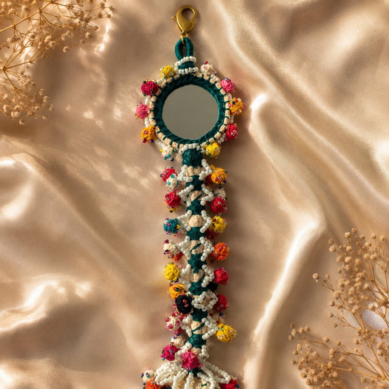 Meher Rang Patwa Mirror Tassel Charm alternate view